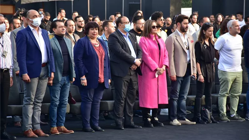 أحمد شاكر عبد اللطيف وبشري ومحمد يسري يحضرون ندوة بيتر ميمي في مهرجان القاهرة السينمائي