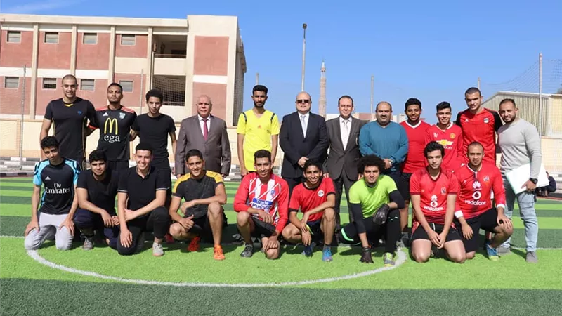 إنطلاق دوري كرة القدم بجامعة الدلتا التكنولوجية للعام الدراسي٢٠٢٢/٢٠٢١