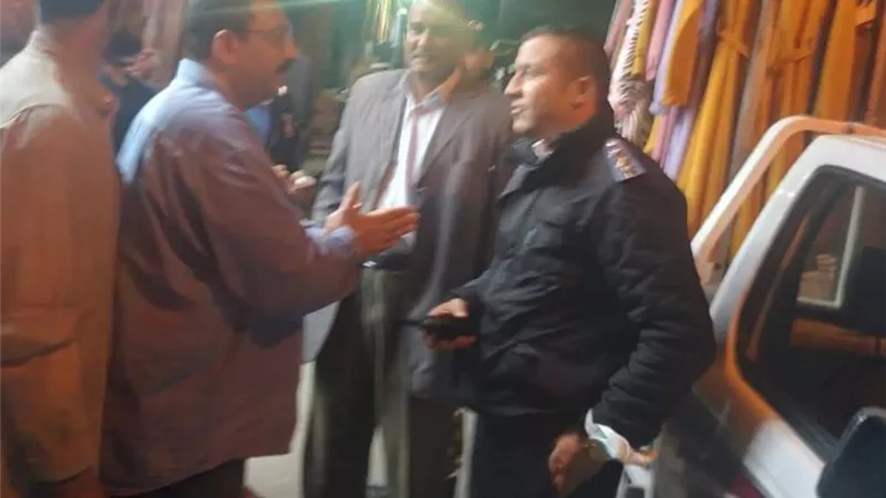 رفع 87 حالة إشغال طريق وغلق 3 محلات ببني سويف