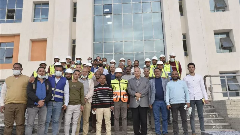 محافظ أسيوط يتفقد أعمال تنفيذ جامعة بدر بمدينة ناصر الجديدة