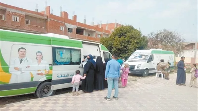 حياة كريمة تطلق ١٣ قافلة طبية لعلاج ١٠ آلاف مواطن بأسوان