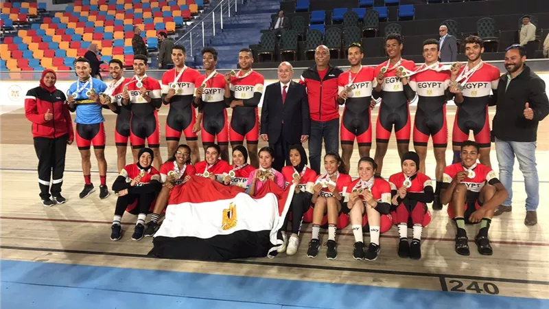 منتخب مصر للدراجات يحصد 59 ميدالية ويتوج بطلا عاما للبطولة العربية