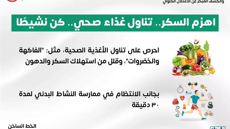 بالانفوجراف .. نصائح هامة لمرضى السكر