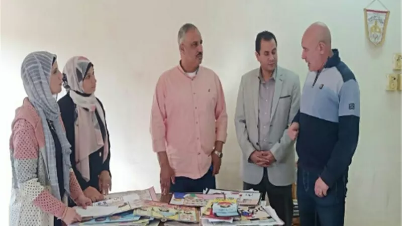 وكيل الشباب والرياضة بالقليوبية يشهد تحكيم المسابقة الفنية للفنون التشكيلية