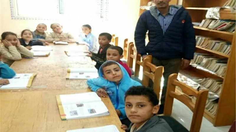 مركز شباب دندنا بطوخ يفتح أبوابه لطلاب الصف الرابع الابتدائي لقضاء حصة النشاط بالمكتبة