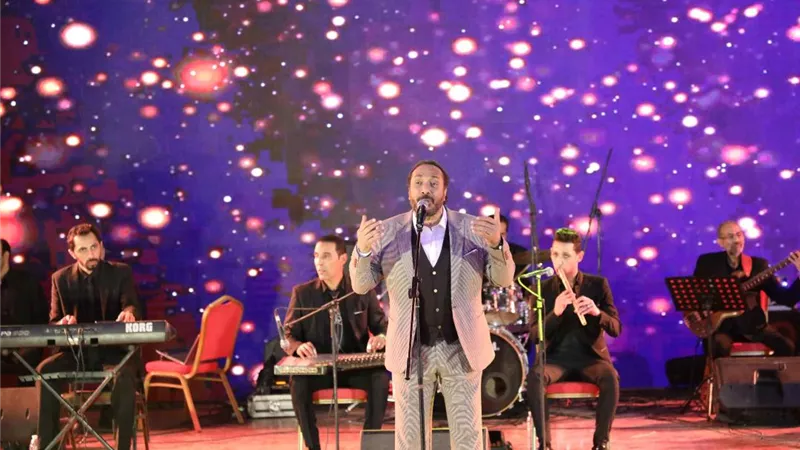 الحجار يحيى احتفالية مهرجان الصعيد الفنى فى المنيا..صور