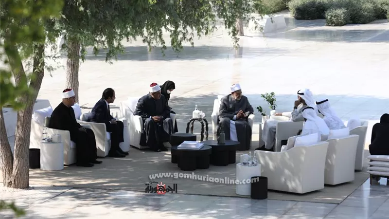 شيخ الأزهر يلتقي الشيخ محمد بن زايد ولي عهد أبو ظبي خلال زيارته للإمارات