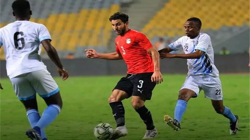 إصابة نجم الأهلى فى مباراة مصر و لبنان بكأس العرب