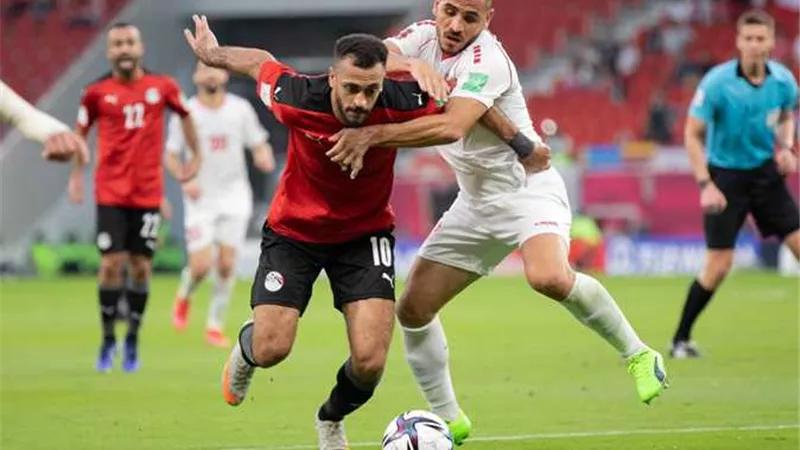منتخب مصر يُحقق فوزاً صعباً على لبنان فى أول مشواره بكأس العرب