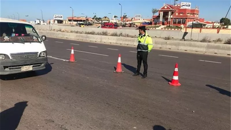 تحويلات مرورية لإستكمال أعمال ربط كوبرى محور عين الصيرة بالطريق الدائرى