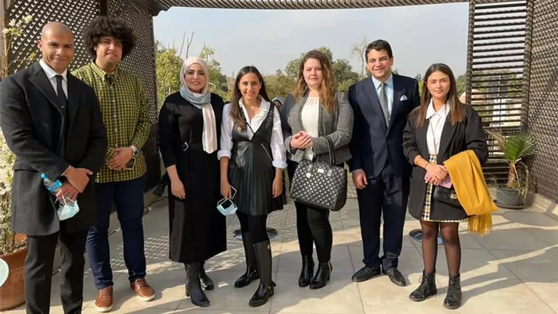 تنسيقية شباب الأحزاب تشارك المركز المصري الألماني الإحتفال بمرور عام على إنشائه