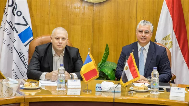 وفد روماني يبحث إقامة مشروعات رومانية فى المنطقة الاقتصادية لقناة السويس
