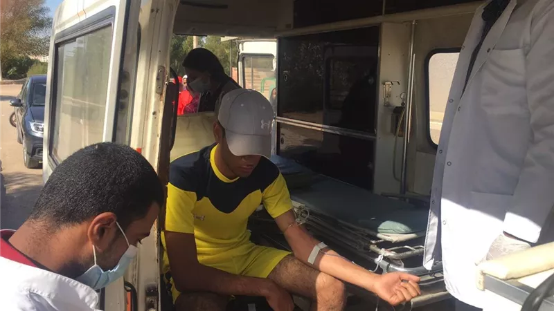 مبادرة لتجميع بلازما الدم بكلية التربية الرياضية بجنوب الوادى