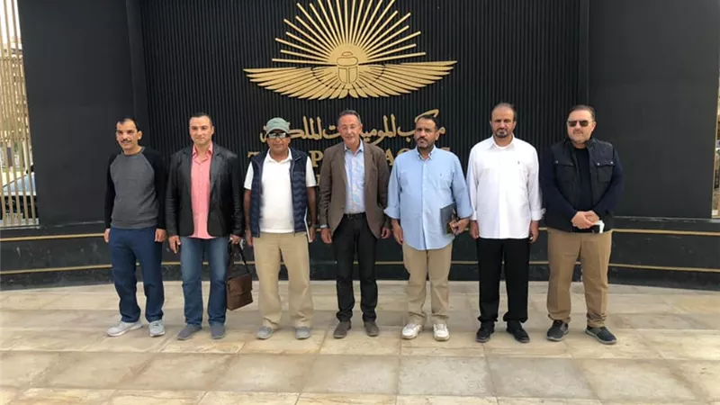 ضيوف مصر يتوافدون على المتحف القومي للحضارة المصرية بالفسطاط