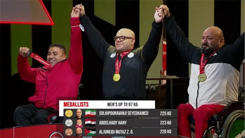 البطل المصرى هانى عبدالهادى يحصد فضية بطولة العالم لرفع الأثقال البارالمبي