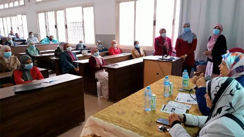 كلية تمريض جامعة حلوان تنظم ندوة عن الإدمان.. بالصور