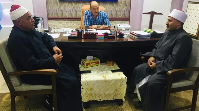 الهوارى ورشاد يبحثان التعاون بين الأزهر والوحدة المحلية لمجلس مدينة الشلاتين