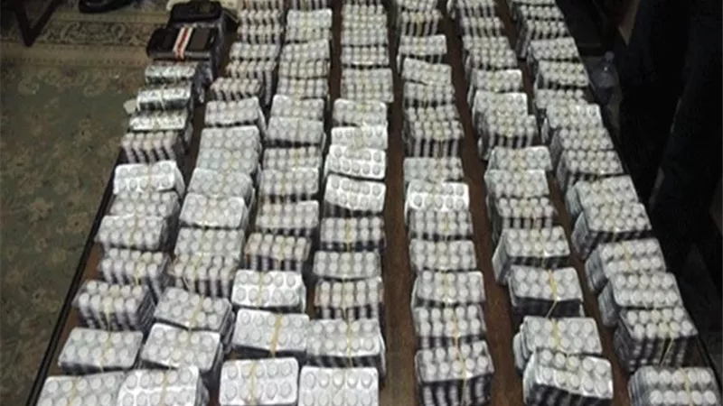 إحباط محاولة تهريب 48 ألف قرص مؤثر على الحالة النفسية والعصبية إلى خارج البلاد عبر ننفذ السلوم البرى