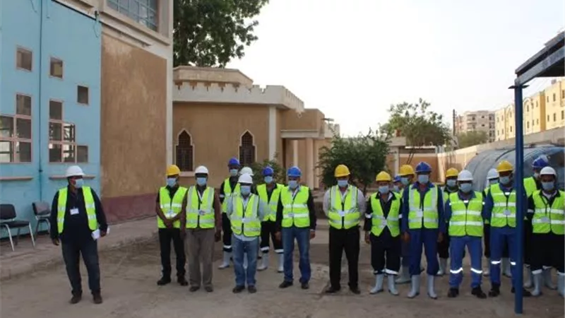 زيارة الوكالة الامريكية للتنمية الدولية شركة مياه الأقصر ومتابعة المشاريع الحالية