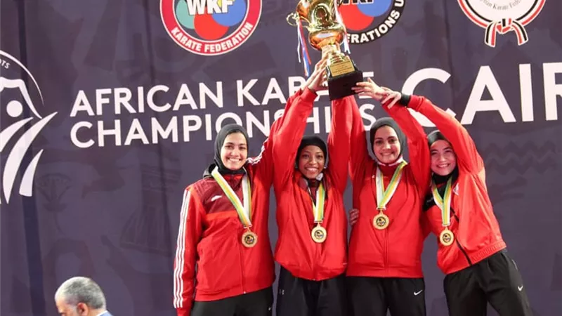 مصر على قمة بطولة إفريقيا للكاراتيه