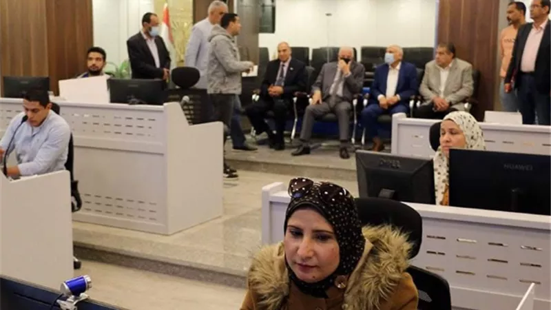 فوده يشهد تجربة استرشادية لمواجهة السيول والطوارىء عبر شبكة الفديو كونفرانس