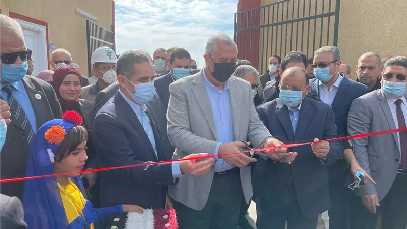وزيرا التنمية المحلية والزراعة ومحافظ الغربية يفتتحون المجزر النصف آلي بشبشير الحصة