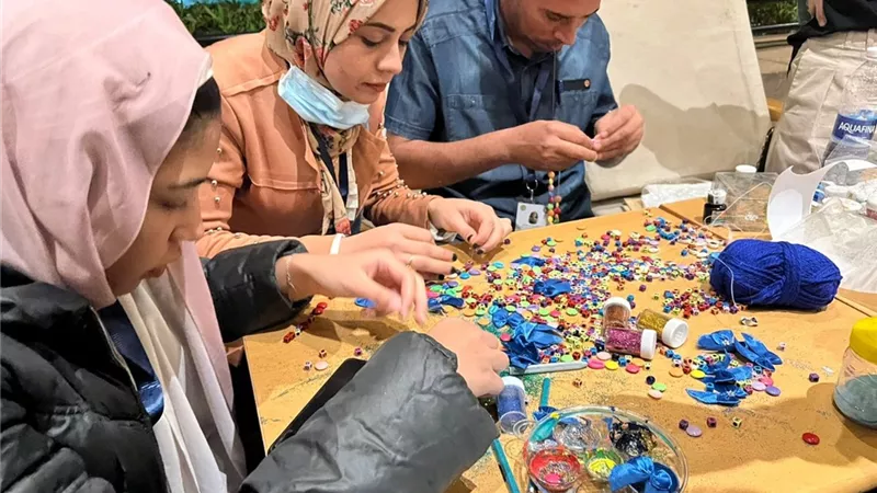 ممثلي مياه أسيوط بفاعليات ملتقى الشباب العربي ببلاد الذهب 