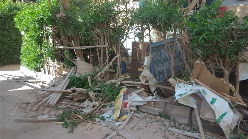 إزالة فورية لـ 22 حالة تعدى بمنطقة حفر الباطن بالغردقة