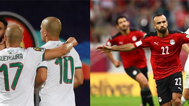 موعد مباراة مصر والجزائر بكأس العرب والقنوات الناقلة