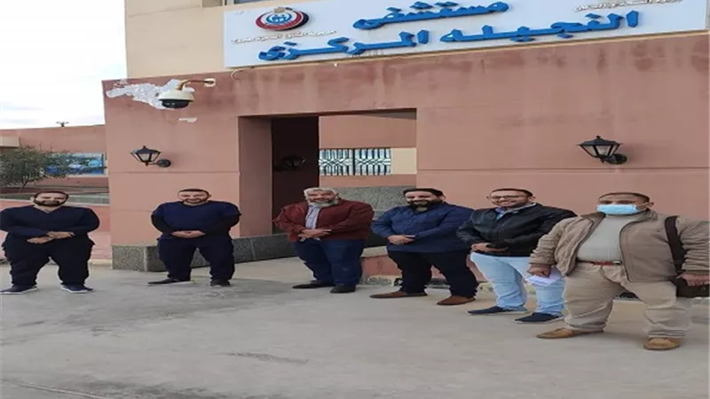 عضو إدارة مكافحة العدوى بوزارة الصحة يزور مستشفي عزل النجيله