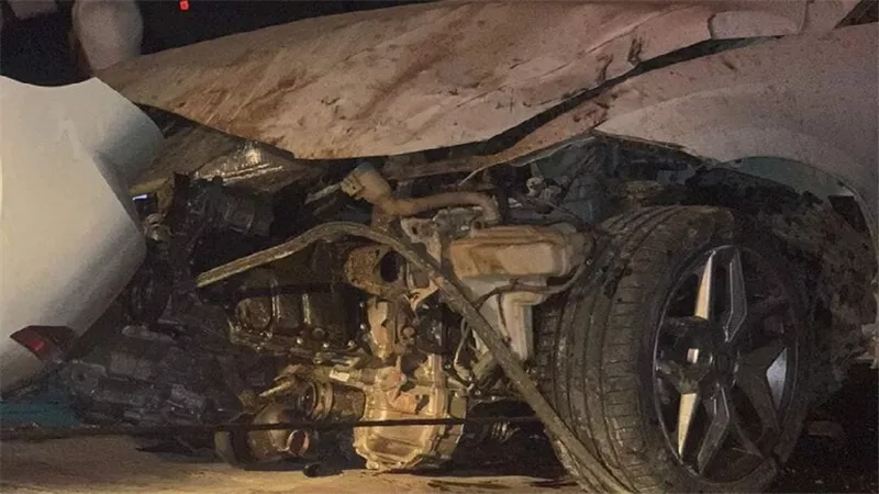 اصابة مهاجم منتخب مصر للشباب فى حادث مروع..صور