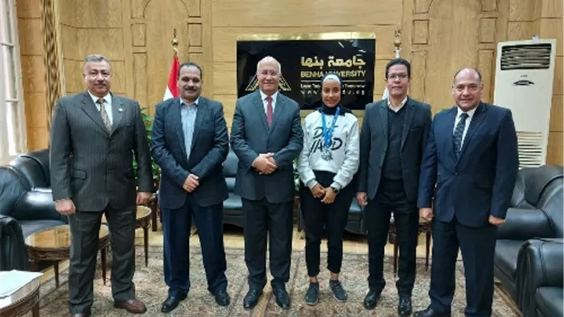 طالبة جامعة بنها تفوز بالمركز الثانى فى بطولة القارات للكاراتيه التقليدي