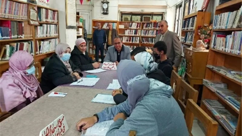 وكيل التعليم بالقليوبية يتابع تصفيات مسابقة المشروع القومي للقراءة تحت شعار 