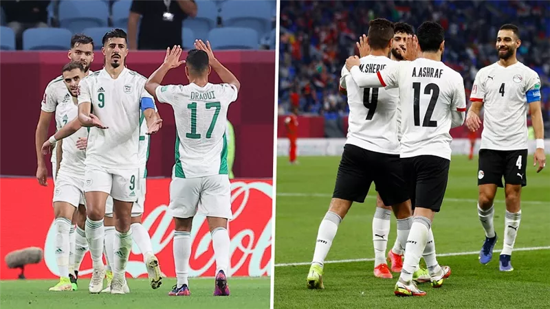 التشكيل والموعد والقنوات.. كل ما تريد معرفته عن مباراة مصر والجزائر بكأس العرب
