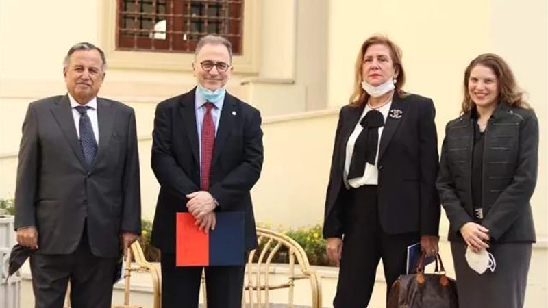 إعلام بني سويف تشارك في مؤتمر بالجامعة الأمريكية