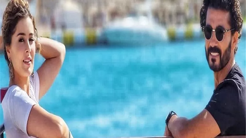 عائشة بن أحمد برفقة خالد النبوي فى كواليس مسلسل 