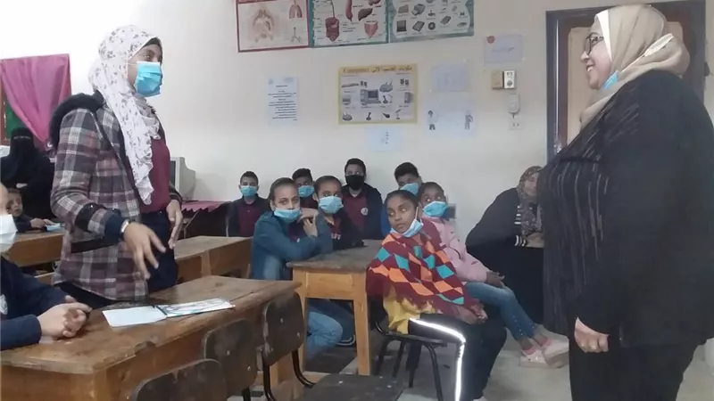 ندوة حول دمج الطلاب ذوى الاحتياجات الخاصة لتلاميذ رابعة العدوية الابتدائية بالاسماعيلية
