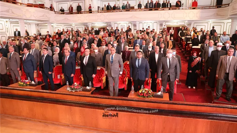 محافظ بني سويف يشهد احتفالية اليوم العالمي لمكافحة الفساد