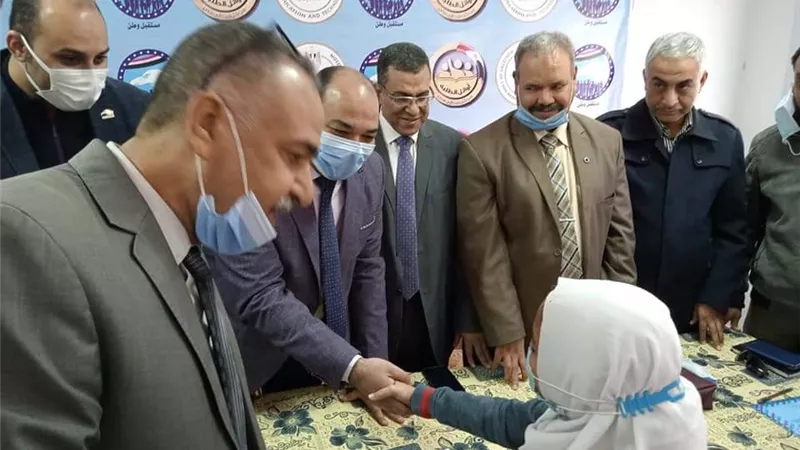الحسينى جلال عضو نواب مستقبل وطن أسيوط يتفقد لجان مسابقة اوائل الطلبة