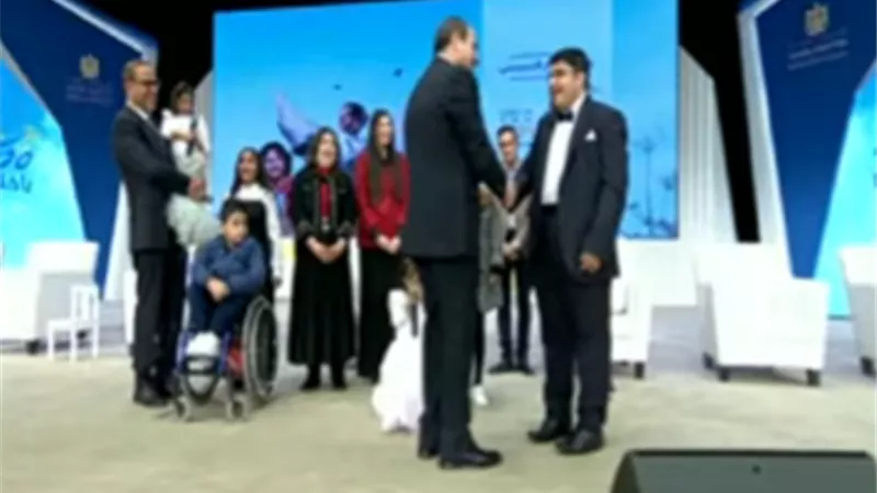 جابر الخواطر.. خالد ميري: الرئيس يتعامل مع ذوي الهمم بإنسانية.. فيديو