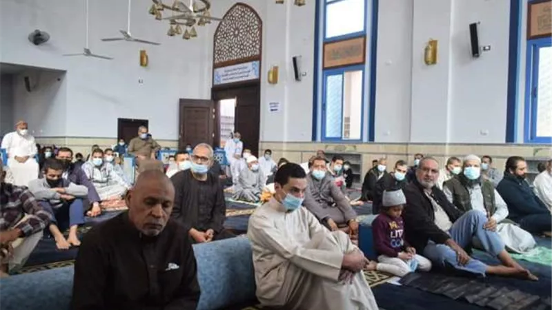 إفتتاح مسجد الغفور الرحيم بمدينة الغردقة..صور