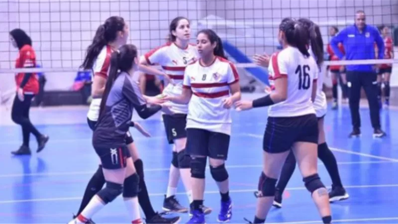 سيدات طائرة الزمالك يهزمن الجزيرة في الدوري