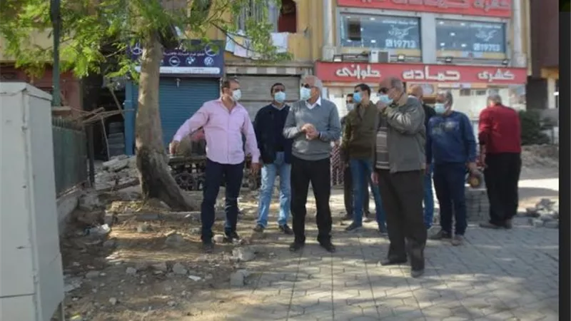 بالفيديو.. محافظ الجيزة يتفقد أعمال تطوير شارع البحر الأعظم