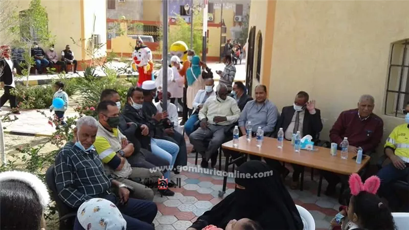 رئيس مدينة مرسى علم يشارك الاحتفالات بذوى الهمم ( قادرون باختلاف )