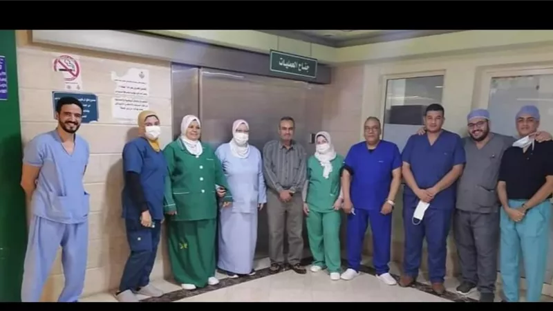 انقاذ ساق شاب من البتر بمستشفى بني سويف التخصصى