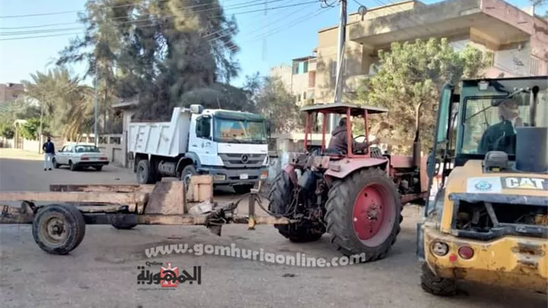 حملات نظافة ومسح الطرق ورفع الإشغالات ورفع كفاءة الكهرباء والحامول وفوه وبيلا