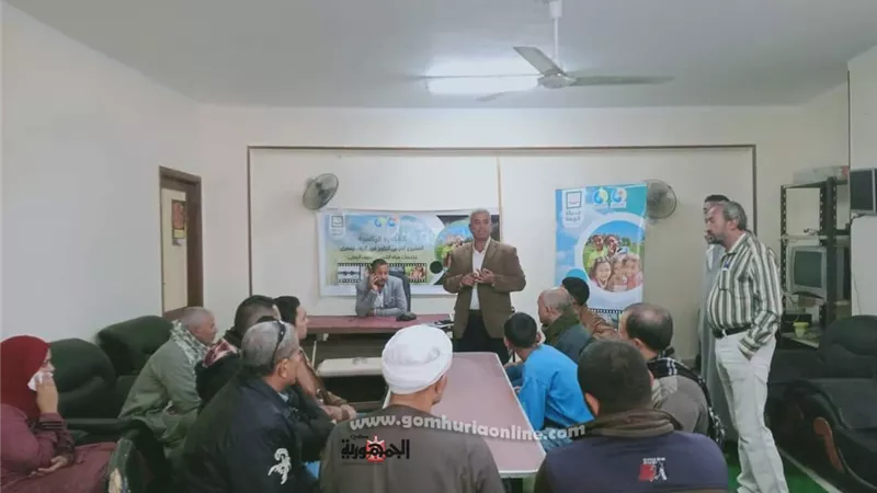 توعية المواطنين بقرى حياه كريمه فى بنى سويف