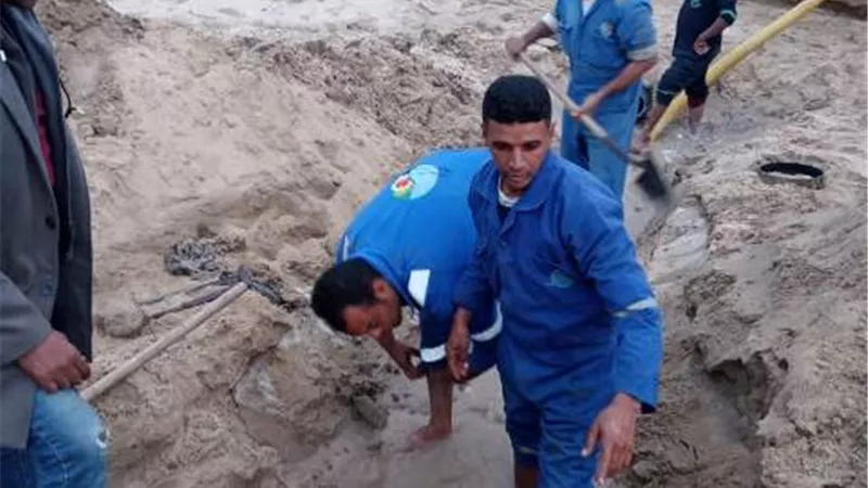 بدء التشغيل التجريبي لمحطة صرف صحي فنارة بالإسماعيلية ..صور