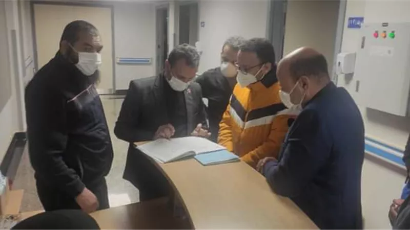 وكيل وزارة الصحة بمطروح يتفقد مستشفى العزل بالنجيلة