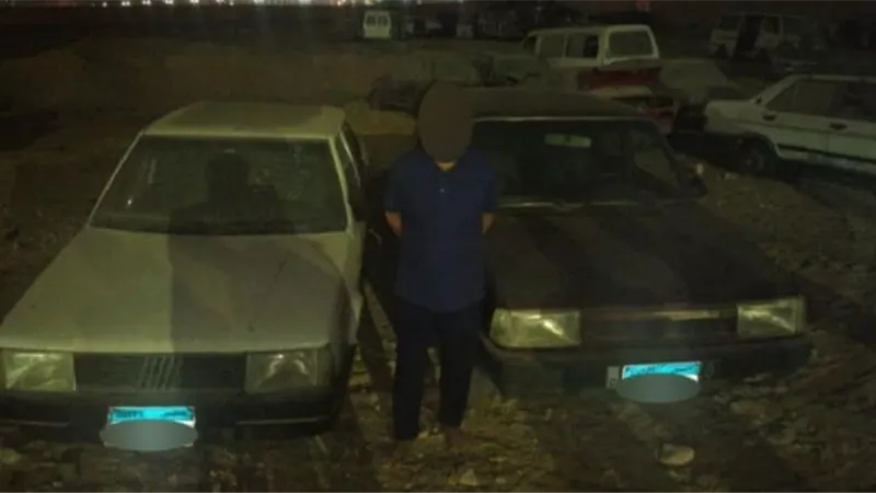 ضبط عصابة لسرقة السيارات وتقطيعها بالقاهرة